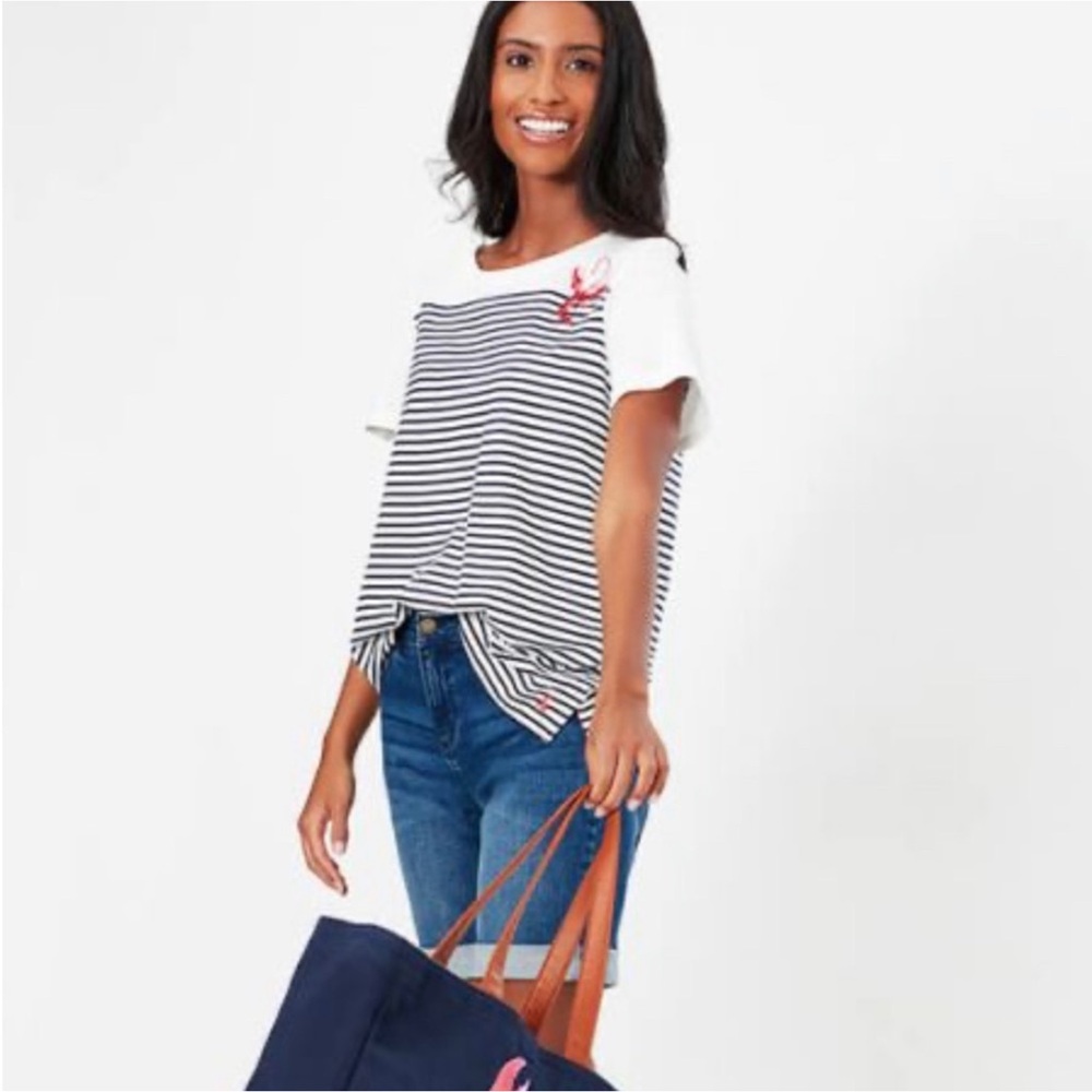 Joules Carley lobster t shirt size 4 nautical new sailor